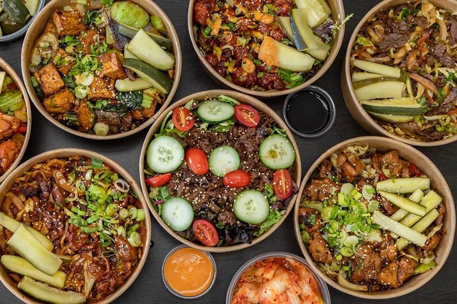BBQ+RICE Corporate Catering and Group Ordering located at 2277 Peachtree Rd, Atlanta, GA 30309, USA. BBQ+RICE's top menu items include Black Pepper Chicken Rice Bowl, Bulgogi Beef Rice Bowl, Spicy Mayo Chicken Rice Bowl.
