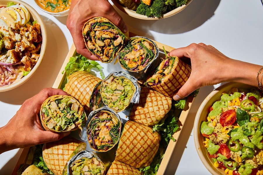 Twentyonegrains Corporate Catering and Group Ordering located in New York City. Twentyonegrains's top menu items include Avo Chicken Caesar Salad, Hungry Bowl, Cutlet Cobb Salad.