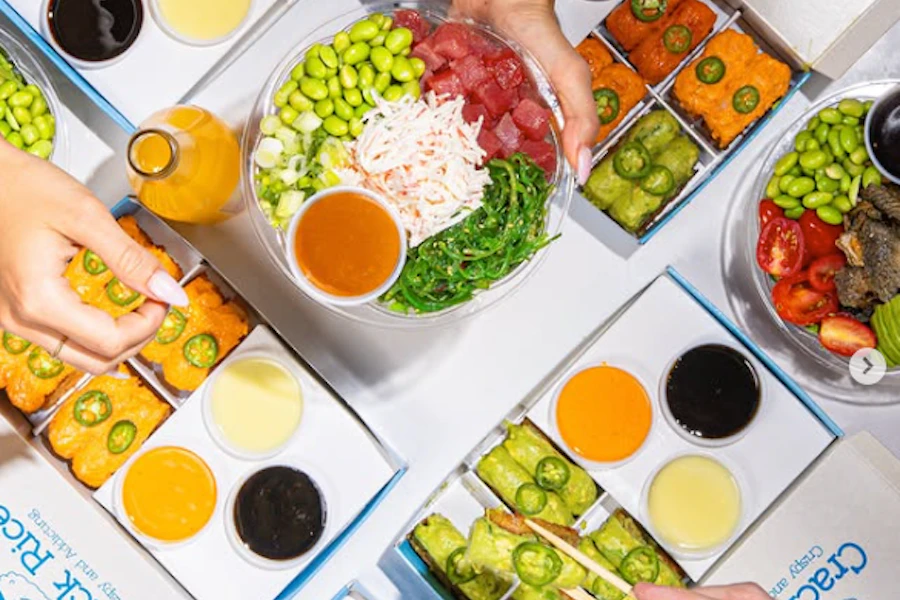 Poke Bowl Corporate Catering and Group Ordering located at 120 W 39th St, New York, NY 10018, USA. Poke Bowl's top menu items include Poke Bowl Plenty Special, Honolulu Salmon Poke Plenty Bowl, Miso Hungry Poke Plenty Bowl.