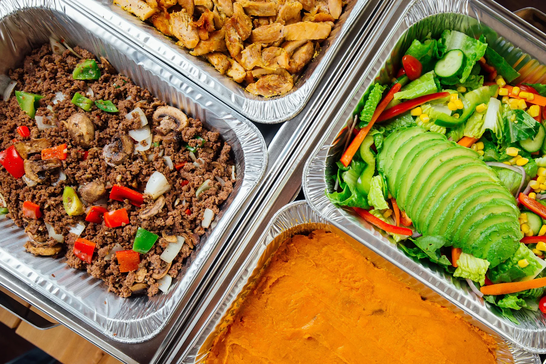 B Nutritious Corporate Catering and Group Ordering located at 18053 Magnolia St, Fountain Valley, CA 92708, USA. B Nutritious's top menu items include Beef and Broccoli, Hawaiian Salmon, Honey Soy Glazed Salmon.