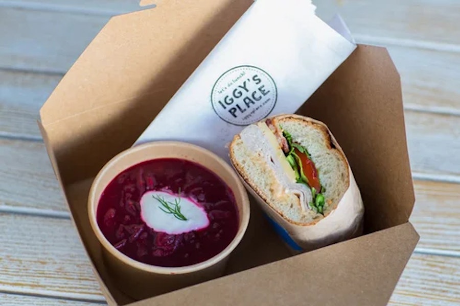 Iggy's Place Corporate Catering and Group Ordering located at 3519 Balboa St, San Francisco, CA 94121, USA.