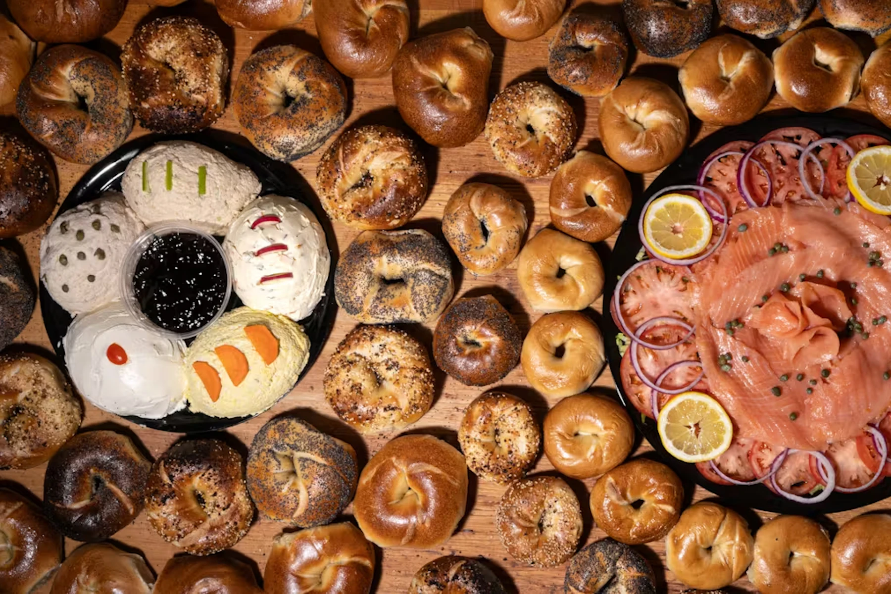 Utopia Bagels Corporate Catering and Group Ordering located in New York City. Utopia Bagels's top menu items include 2 Dozen Bagel Platter and 2 Cream Cheese, Fruit Salad Tray, Build Your Own Egg Sandwich.