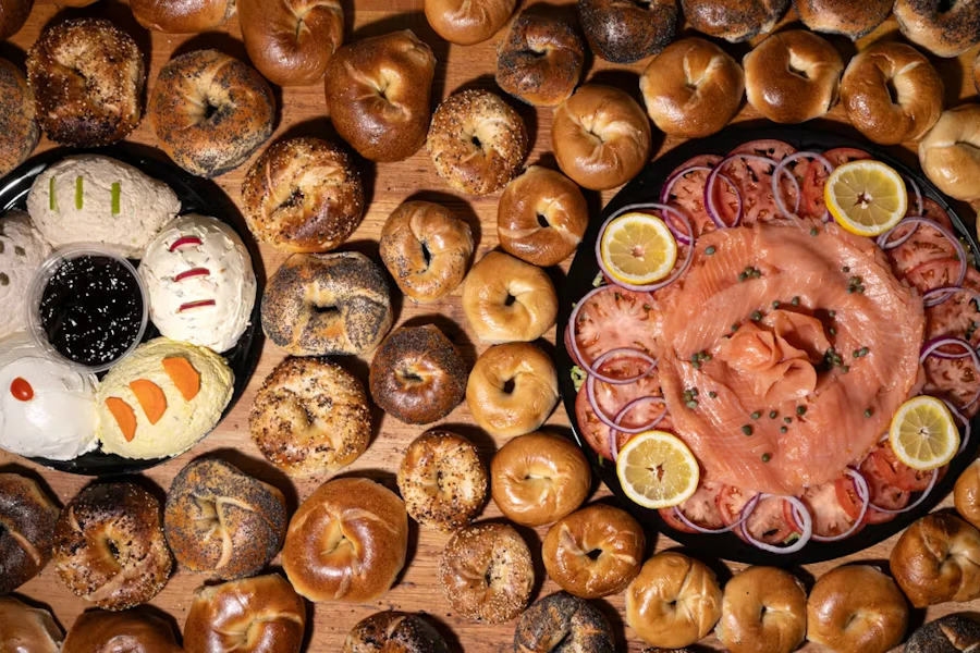 Utopia Bagels Corporate Catering and Group Ordering located at 26-11 Jackson Ave, Long Island City, NY 11101, USA.