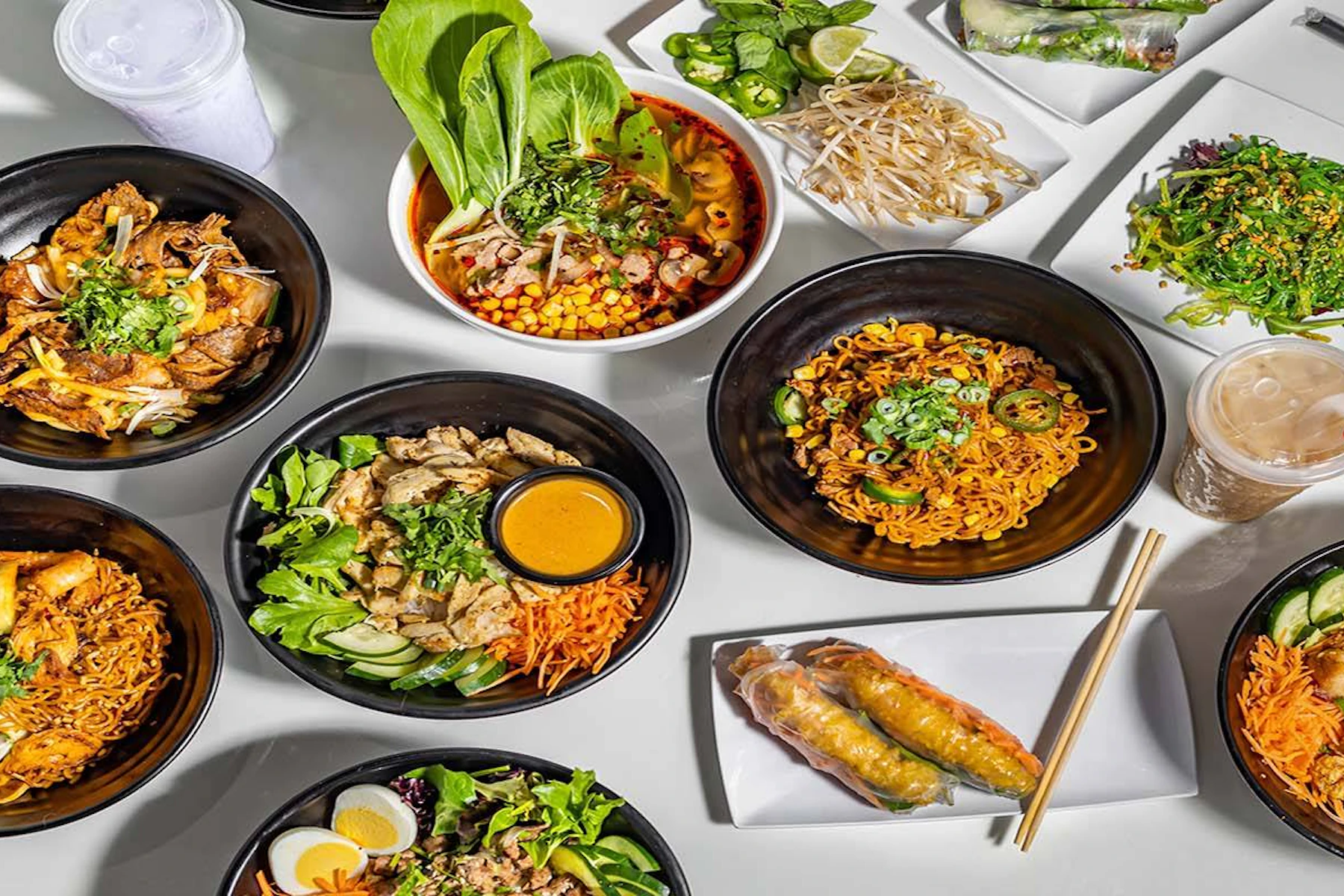 Doodle Noodle Bar Corporate Catering and Group Ordering located in Tampa. Doodle Noodle Bar's top menu items include Vermicelli Bar, Cluck-A-Doodle, Combo-Nation Pho.