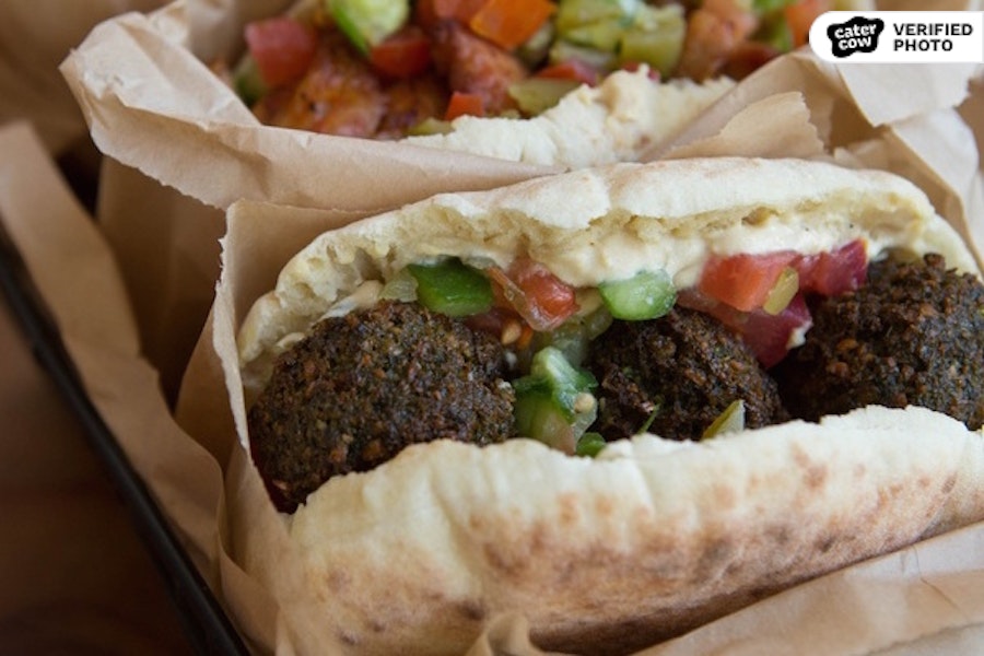 Build Your Own Pita Falafel Bar From Oren S Hummus In Sf Bay Area Catercow Build Your Own Pita Falafel Bar From Oren S Hummus In Sf Bay Area Catercow