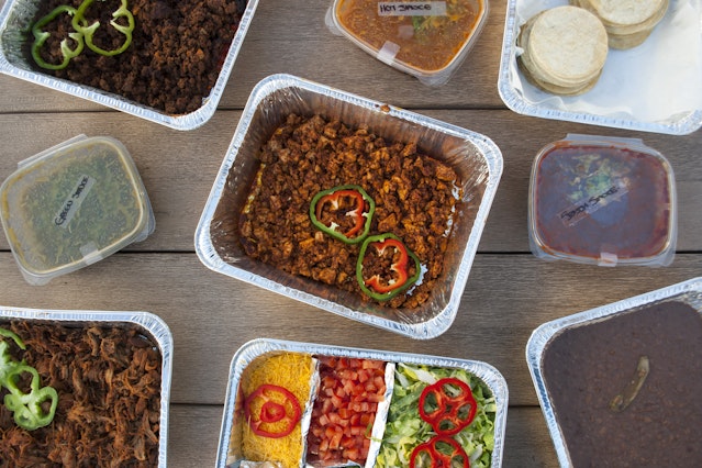 Taco Bar With The Works