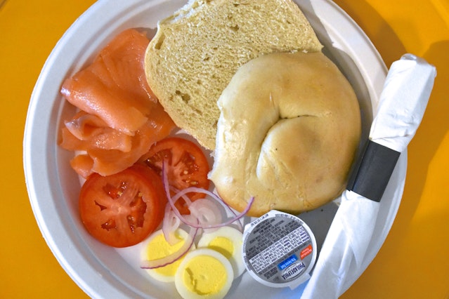Bagels with Smoked Salmon Breakfast