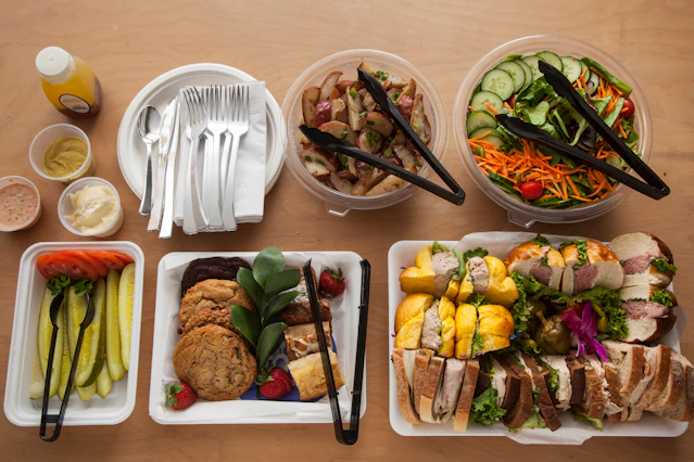 Sandwich Buffet With Sides & Dessert