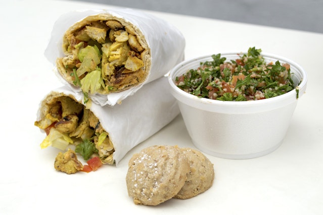 Mediterranean Wrap Meal + Dessert