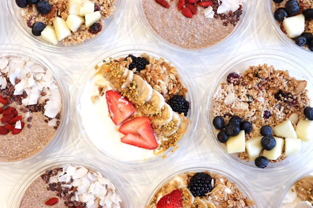 Chia, Oat, and Yogurt Bowls by JUGOS