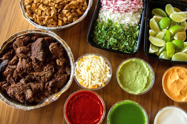 Lean & Mean Build Your Own Taco Bar - Main Image