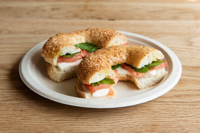 Greek Koulouri "Bagel" Sandwiches - Main Image