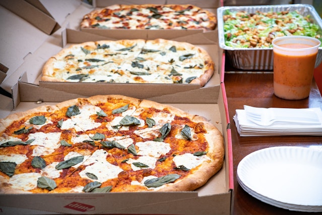 Dimo's Pizza Palooza + Salad