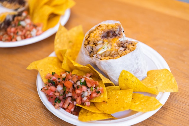 Classic Burritos, Chips & Salsa