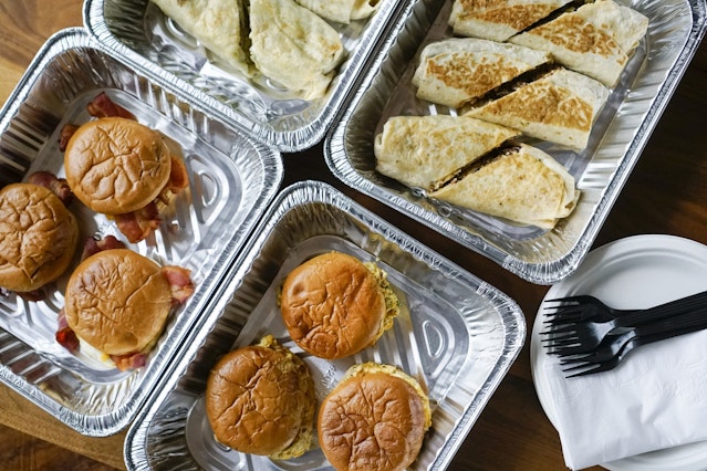 Chef-Prepared Breakfast Sandwiches & Burritos