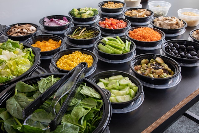 Classic Salad Bar with LOTS of Toppings! - Main Image