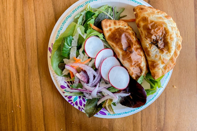 Empanadas & Salad Meal