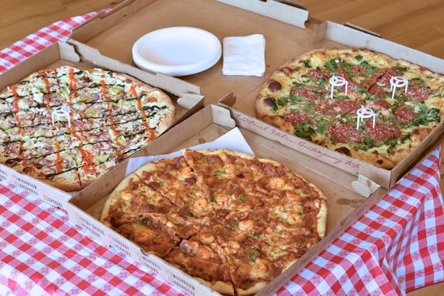 Two Boots' Pantheon Large Pizzas