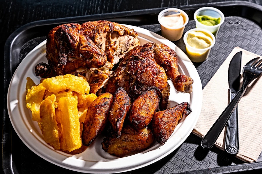 District Rico Corporate Catering and Group Ordering located at 91 H St NW, Washington, DC 20001, USA. District Rico's top menu items include Half Pan of Mixed Veggies, Half Pan of House Salad with Balsamic Vinaigrette, Half Pan of House Salad with Cilantro Lime Dressing.