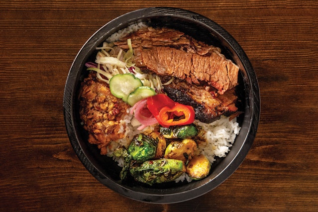 Individual BBQ Rice Bowls