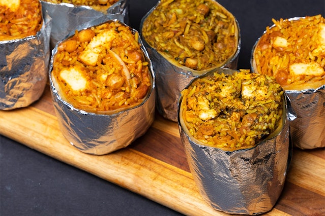 Indian Burrito Platters - Main Image