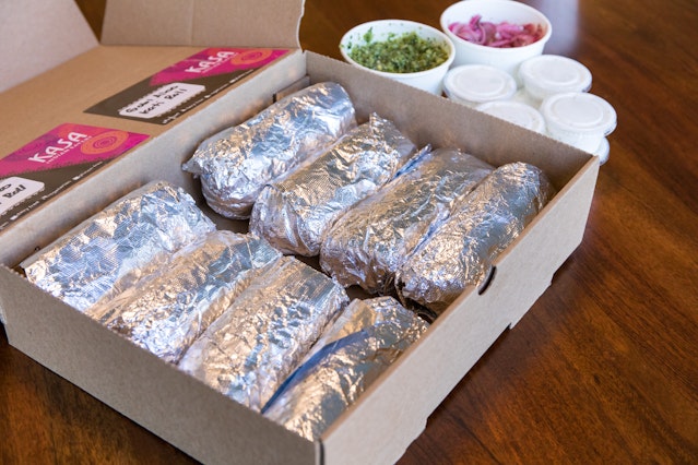 Naan Roll Platters Meal - Main Image