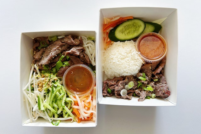 Individual Vietnamese Meals