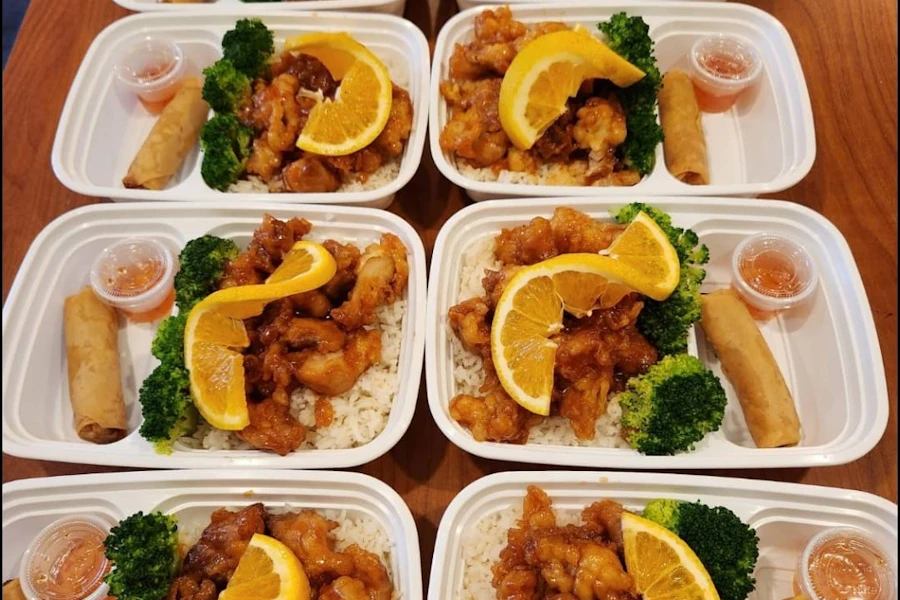 SaiMai Thai Corporate Catering and Group Ordering located at 338 W Armitage Ave, Chicago, IL 60614, USA. SaiMai Thai's top menu items include Pad Thai, Veggie Egg Rolls Appetizer Tray, Orange Chicken Over Rice.