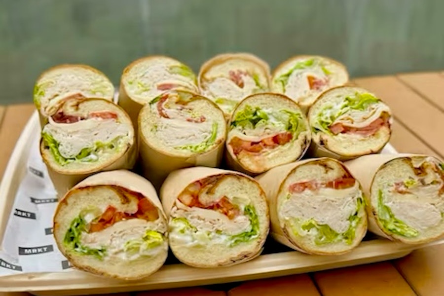 MRKT Corporate Catering and Group Ordering located in Los Angeles & Orange County. MRKT's top menu items include Carne Asada Socal Burrito, Ktown Bowl, Chicken Socal Burrito.