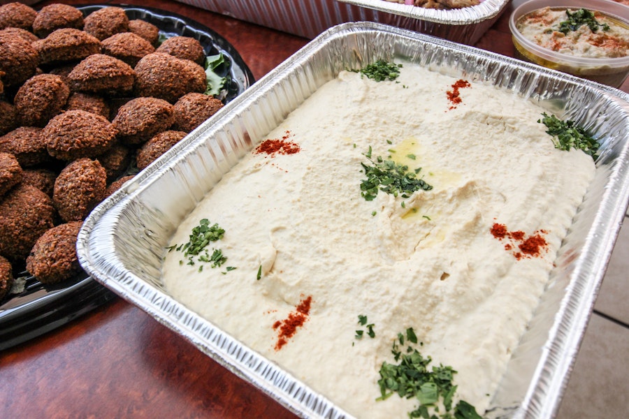 Flaming Kabob Corporate Catering and Group Ordering located at 2252 E Baseline Rd, Mesa, AZ 85204, USA.