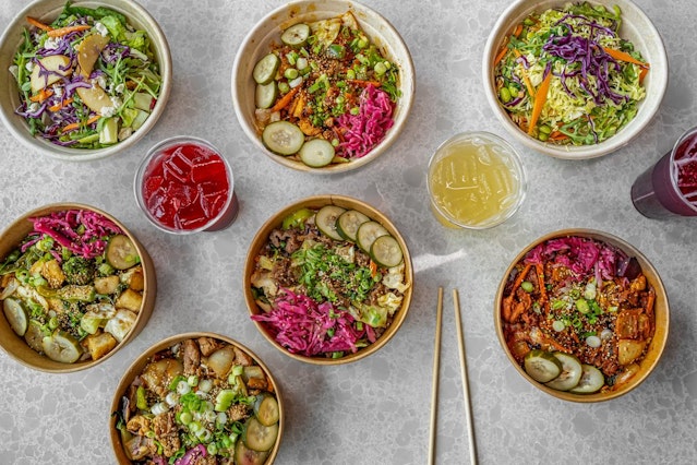 Individual Rice Bowls, Noodles, Fried Rice and More