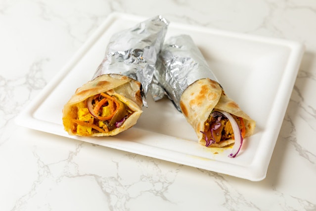 Kathi Rolls and Indian Bowls