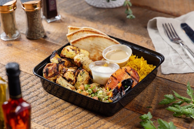 Individual Kabob Plates
