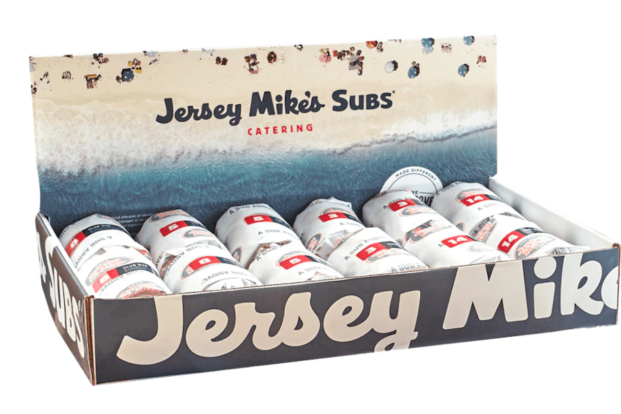 Jersey Mike's Subs - Austin TX Corporate Catering and Group Ordering located at 4404 W William Cannon Dr ste k, Austin, TX 78749, USA. Jersey Mike's Subs - Austin TX's top menu items include Regular Boxed Lunch, Gluten-Free Boxed Lunch, Assorted Individual Sodas.