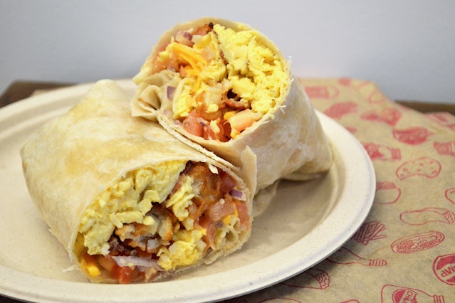 Build Your Own Breakfast Burrito Bar