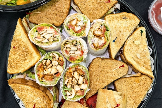 Sandwiches & Wrap Platters with Fresh Salads