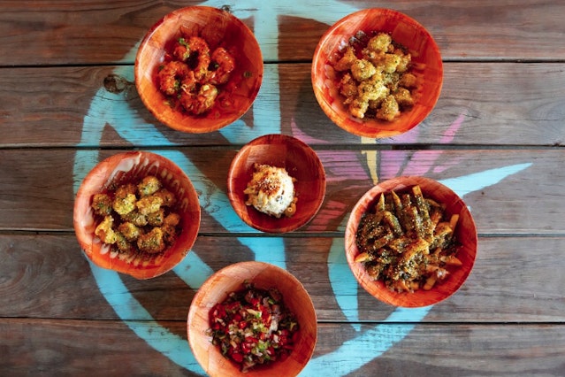 Hawaiian-Inspired Buffet