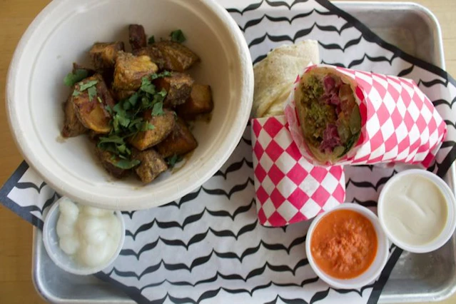 Baba's Hummus House Sandweesha Platters