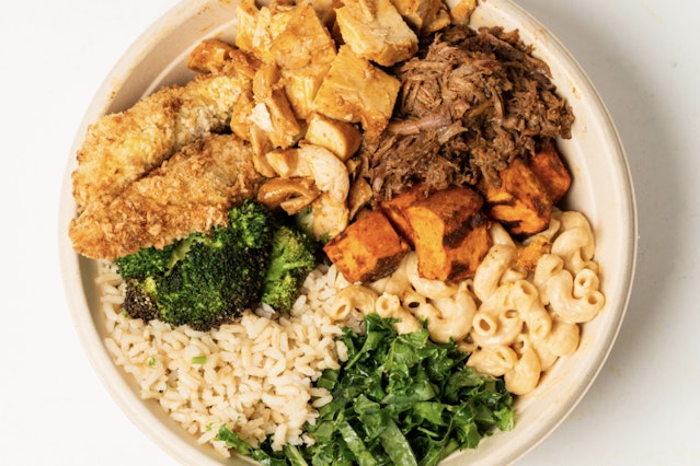 Individual Hearty and Healthy Salads and Bowls