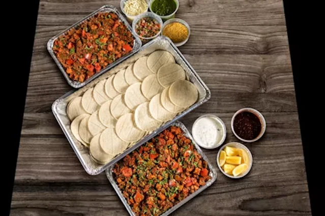 Indian-Inspired Taco Bar!